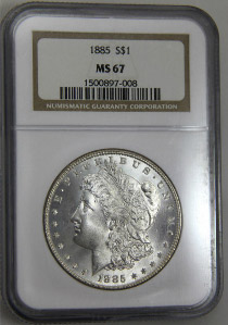 1885モルガン銀貨